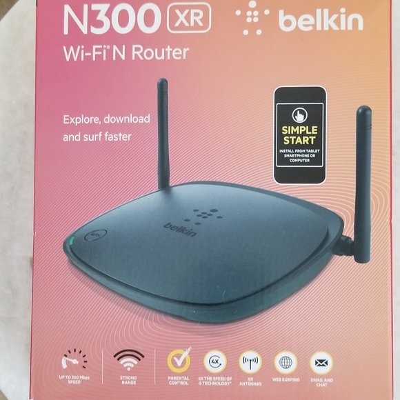 belkin N300 XR Wi-Fi N Router - Picture 1 of 7